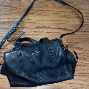 Used Black Kate Spade crossbody bag